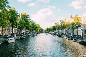 Canal in Amsterdam